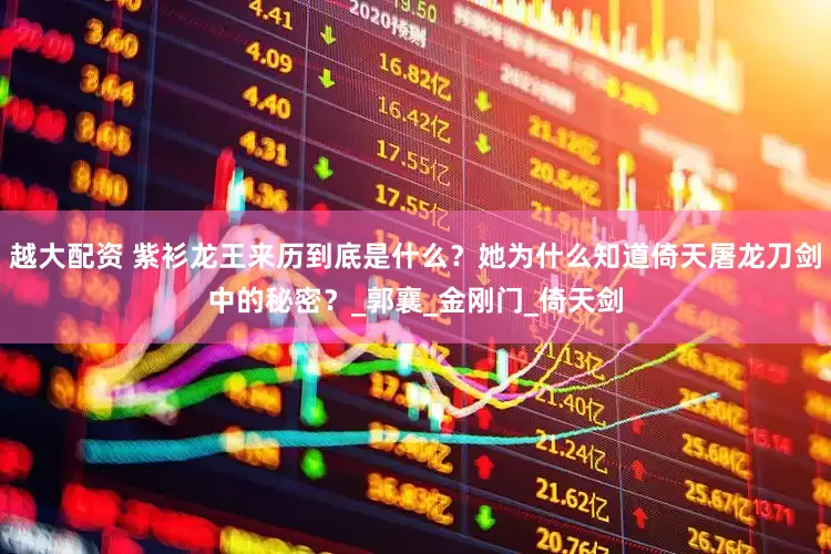 越大配资 紫衫龙王来历到底是什么？她为什么知道倚天屠龙刀剑中的秘密？_郭襄_金刚门_倚天剑